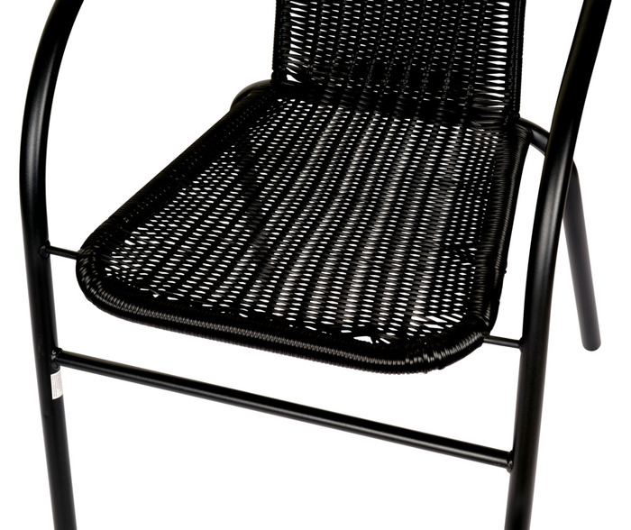 Caféstol Alaska stabelbar sort - Sunlife